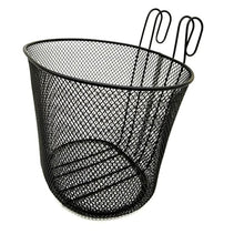 Load image into Gallery viewer, Bike Bicycle Handlebar Carry Basket Shopping Metal hook Black Storage