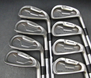 Set of 8 x Mizuno T-Zoid MX-15 Irons 3-PW Regular Steel Shafts Mixed Grips Mens Golf Clubs