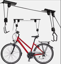 Load image into Gallery viewer, 20KG Bicycle Bike Ceiling Hanger Lift Pulley Hoist Garage Rack