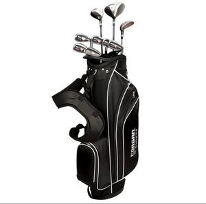 Forgan F100 Mens Golf Clubs Set with Bag, Graphite/Steel,