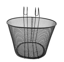 Load image into Gallery viewer, Bike Bicycle Handlebar Carry Basket Shopping Metal hook Black Storage