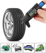 Load image into Gallery viewer, Digital Tyre Tread Depth Measuring Gauge Tool - Car Van Motorbike etc