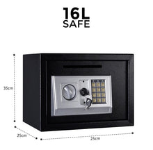 Load image into Gallery viewer, 16L Electronic Safe 25x25x35cm for Home/Office