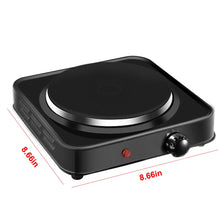 Load image into Gallery viewer, 1000W Electric Hotplate Portable Single / Double Hot Plate