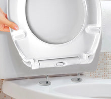 Load image into Gallery viewer, Soft Close Toilet Seat With Metal Fixing Hinges Quick Release