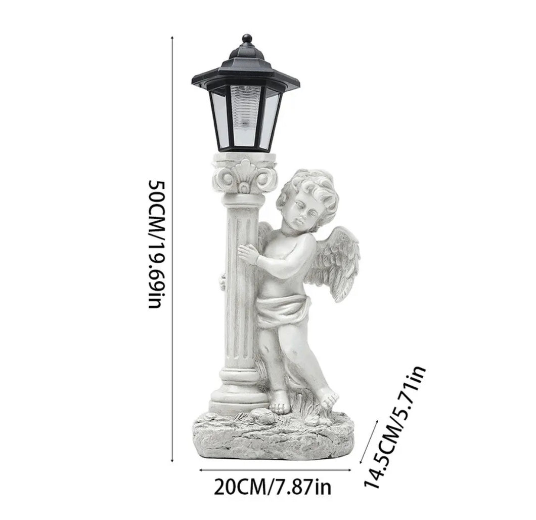 Large Solar Angel LED Light Garden Ornament Statue Figurine 50cm High