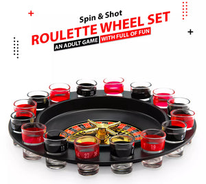 Casino Drinking Game Spin & Shot Drink Roulette Wheel