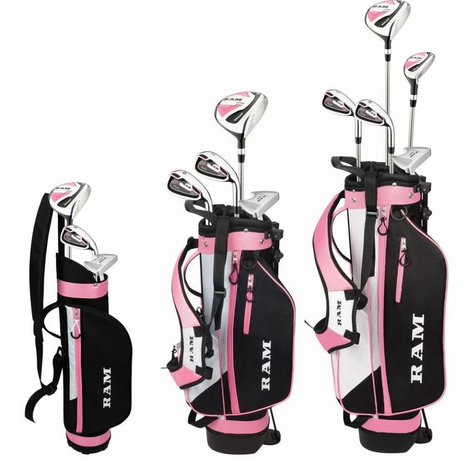 NEW Ram Golf SDX Junior Girls Golf Clubs Set with Bag