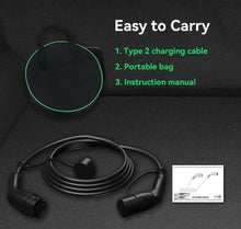 Load image into Gallery viewer, Type 2 EV Charging Cable 11kW 16A Electric Car Fast Charger 7metre
