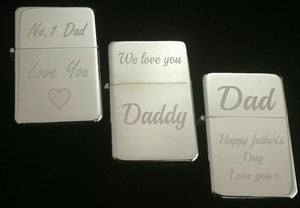 Personalised Lighter Photo Logo Message Name