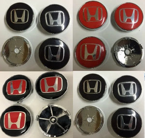 4 x Centre Caps for Honda Alloy Wheels 60mm or 68mm