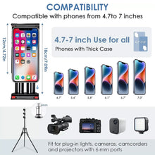 Load image into Gallery viewer, Phone Tripod Stand with Gooseneck 170cm