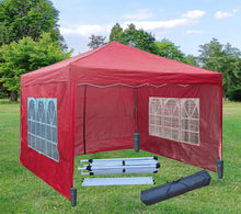 Load image into Gallery viewer, 3x3 Metre Fast Pop Up Marquee Gazebo &amp; 4 Side Walls Waterproof