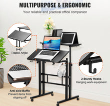 Load image into Gallery viewer, Standing / Sitting Desk Height Adjustable Workstation