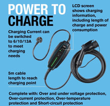 Load image into Gallery viewer, Type 1 Portable EV Granny Charger 5M 3 Pin Home Charging Cable