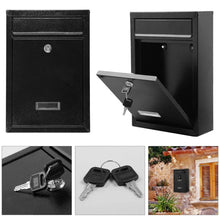 Load image into Gallery viewer, Post Box Letter Mail Box Steel Lockable Wall Mounted With Key