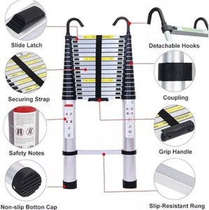 6.2 Metre Telescopic Ladder 20.4ft Aluminium Ladders