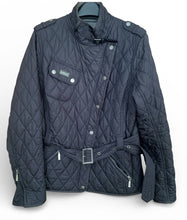 Load image into Gallery viewer, Barbour Quilted Womens Jacket Navy Ladies Size 14