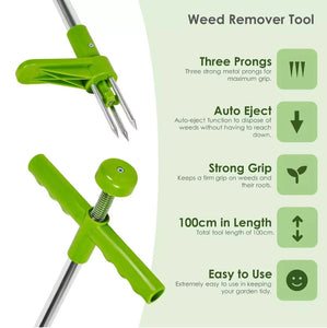 Weed Puller Twister Steel Claw Weed Remover Root Killer