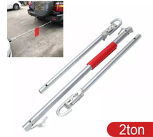 Load image into Gallery viewer, 2 Tonne Straight Pipe Steel Recovery Tow Bar Towing Pole Heavy Duty Steel Car