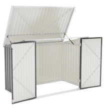 Load image into Gallery viewer, Outdoor Lockable Bike Shed Bicycle Tool Storage Shelter