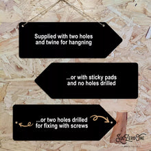 Load image into Gallery viewer, Personalise Tractor Farm Metal Sign Pointing Right/Left