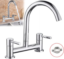 Load image into Gallery viewer, Chrome Kitchen Sink Mixer Tap Faucet