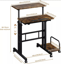 Load image into Gallery viewer, Standing / Sitting Desk Height Adjustable Workstation