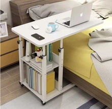 Load image into Gallery viewer, Height Adjustable Overbed Table Over Bed Computer Desk