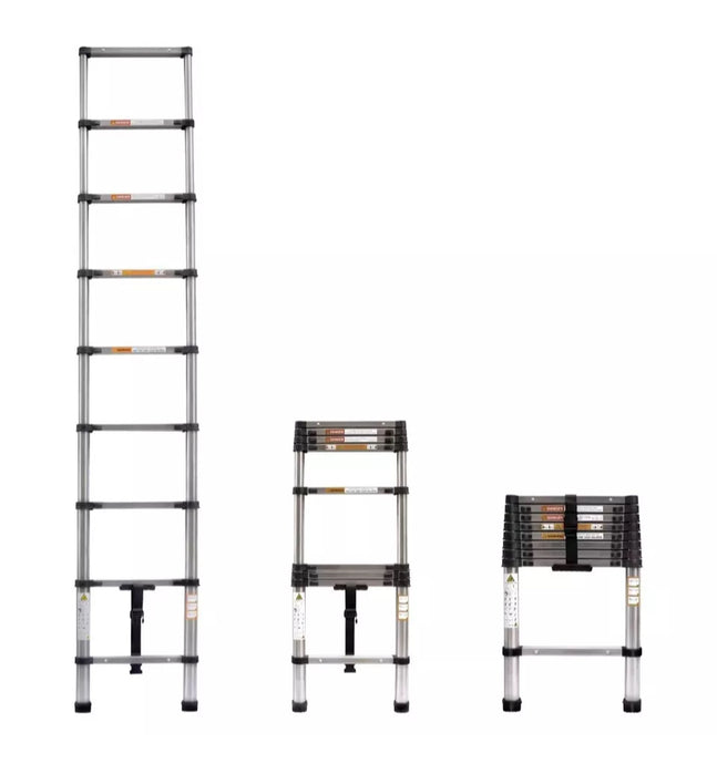 2.5m/8.5FT Telescopic Ladder Extendable  Ladders