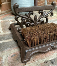 Load image into Gallery viewer, Vintage Style Cast Iron Ornate Boot Scraper And Brush