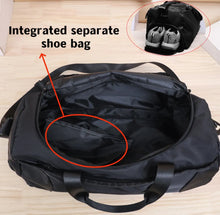 Load image into Gallery viewer, Black Tote Bag for Travel, Gym etc