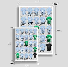 Load image into Gallery viewer, Manchester City 2023-2024 Squad Team Signed Poster Print Photo