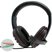 Load image into Gallery viewer, Gaming Headset Headphones Stereo With Mic For PC Laptop 3.5mm Jacks