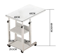 Load image into Gallery viewer, Height Adjustable Overbed Table Over Bed Computer Desk