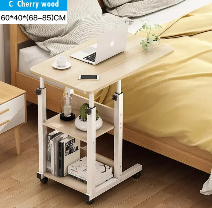 Height Adjustable Overbed Table Over Bed Computer Desk