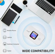 Load image into Gallery viewer, Portable Unlocked 4G LTE Wireless WiFi Router Mobile Broadband LCD Hotspot