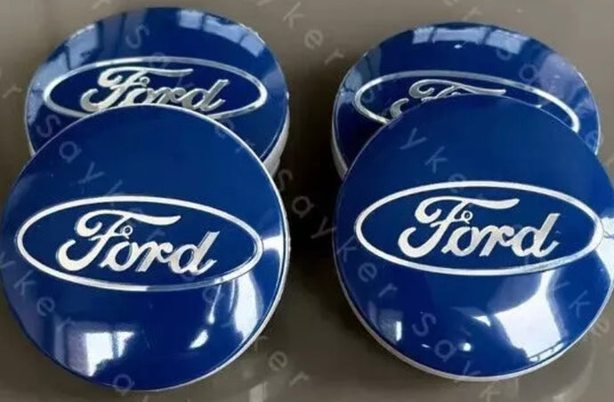 4 x Centre Caps for Ford Alloy Wheels 54mm