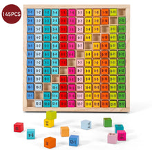 Load image into Gallery viewer, Wooden 1-12 Times Table 145pc Board for Kids 3+ Educational Toy