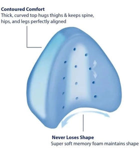 Contour Memory Foam Leg Pillow Support