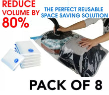 Load image into Gallery viewer, 8 x Strong Vacuum Storage Bags Space Saver Bags