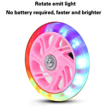 Load image into Gallery viewer, Kids Scooter Kick Push Flashing Led Light Up Wheels Tilt Steer