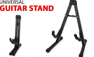 Universal Guitar Floor Stand Holder Fits Acoustic Electric & Bass