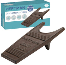 Load image into Gallery viewer, HEFTMAN Boot Jack Cast Iron Welly Boot Remover Puller Wellies Scraper