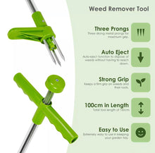 Load image into Gallery viewer, Weed Puller Twister Steel Claw Weed Remover Root Killer