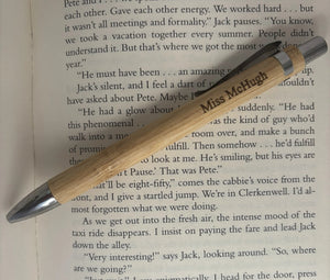 Personalised Engraved Wooden Pen