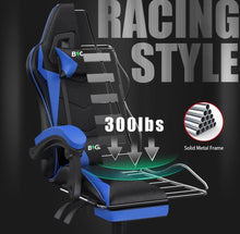 Load image into Gallery viewer, Gaming Office Chair Reclining with Footrest