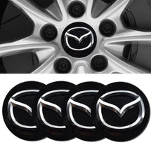 Load image into Gallery viewer, 4 X Centre Caps for Mazda Alloy Wheels 56mm
