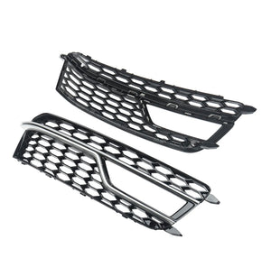 For 2013-2016 Audi A5 S-Line S5 Front Bumper Fog Light Covers Grilles