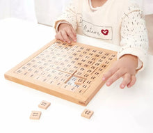 Load image into Gallery viewer, Wooden Hundred Board Game 1 To 100 Consecutive Numbers Educational Toy
